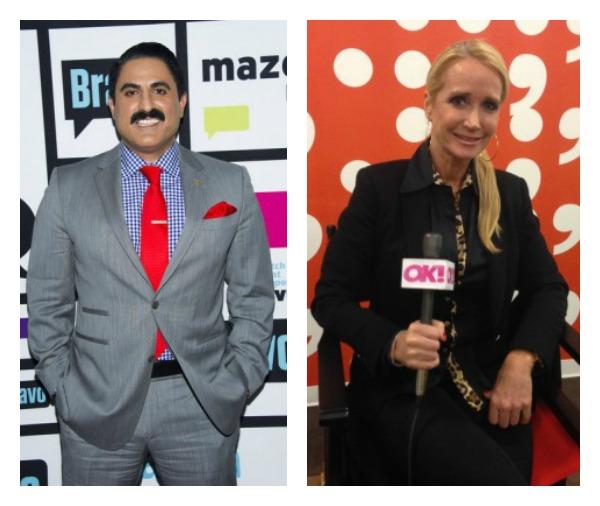 Reza Farahan and Kim Richards