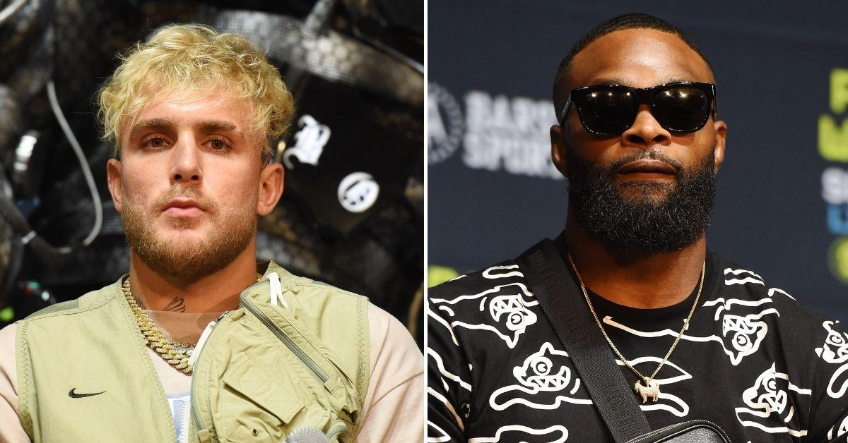 jake paul beats tyron woodley split decision dares tattoo