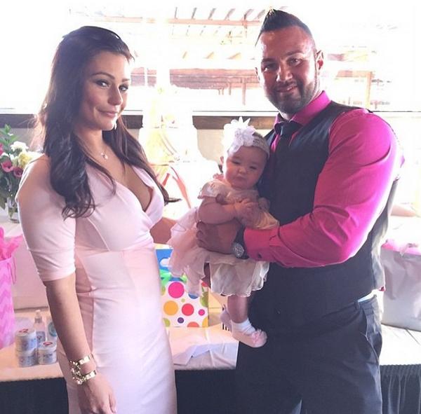 Jwoww baptism daughter meilani