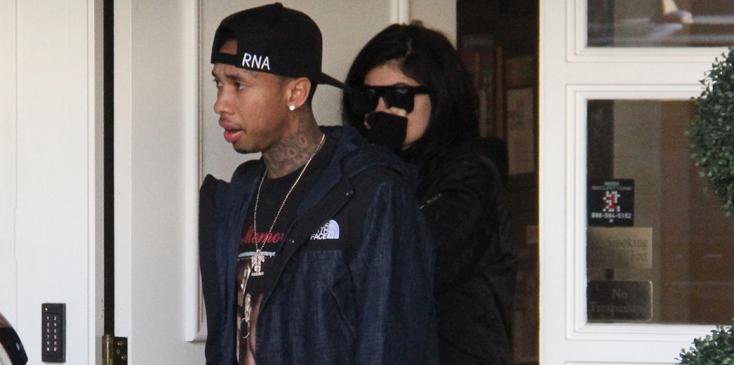 kylie jenner tyga breakup skin care clinic