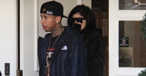 kylie jenner tyga breakup skin care clinic