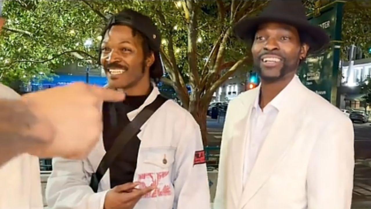 Image of The man has been identified as Demarcus Hysten, who has reportedly since taken to TikTok himself to play up his newfangled vampire persona.