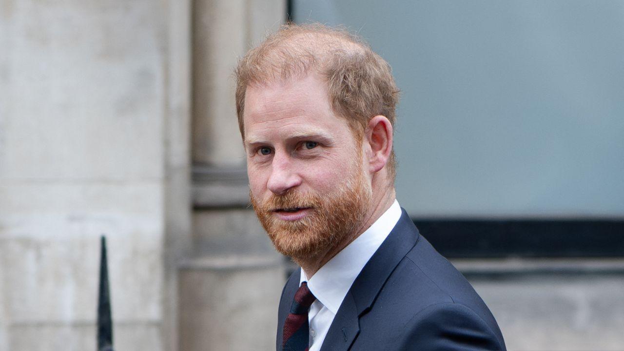 image of Prince Harry recently went home to the U.K. to see his father. 