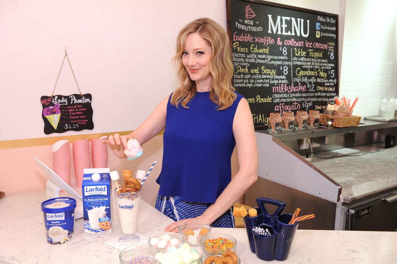 Judy Greer at NYC Hotspot New Territories for Lactaid