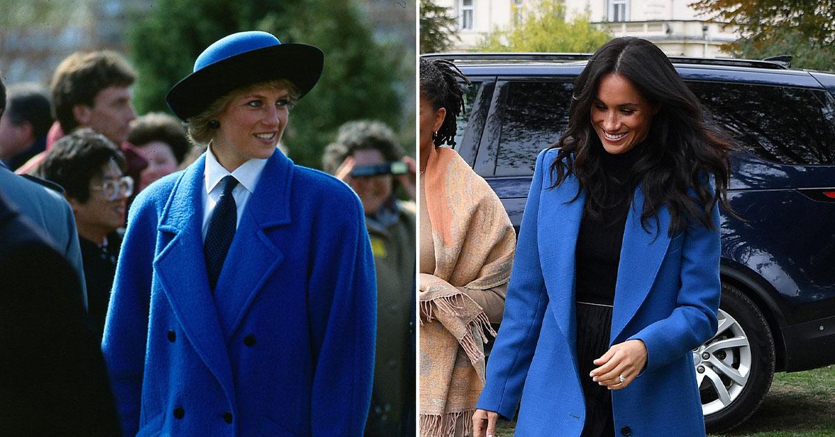 diana meghan blue coat