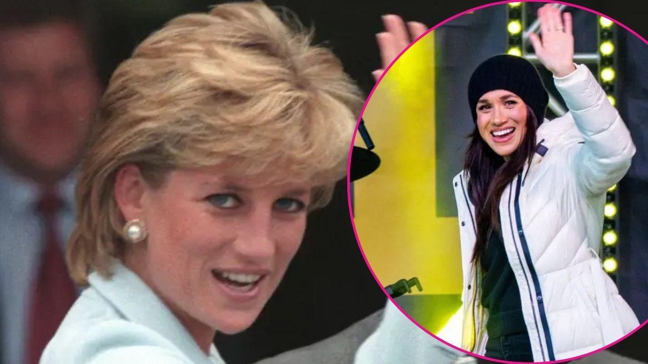 image of meghan markle and Diana