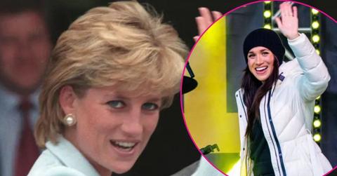 image of meghan markle and Diana