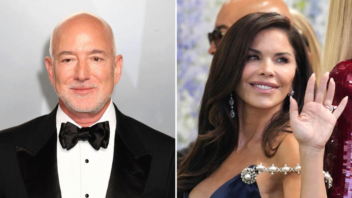 Photo of Jeff Bezos and Lauren Sánchez Bezos.