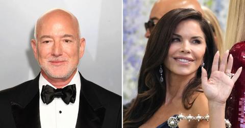 Photo of Jeff Bezos and Lauren Sánchez Bezos.