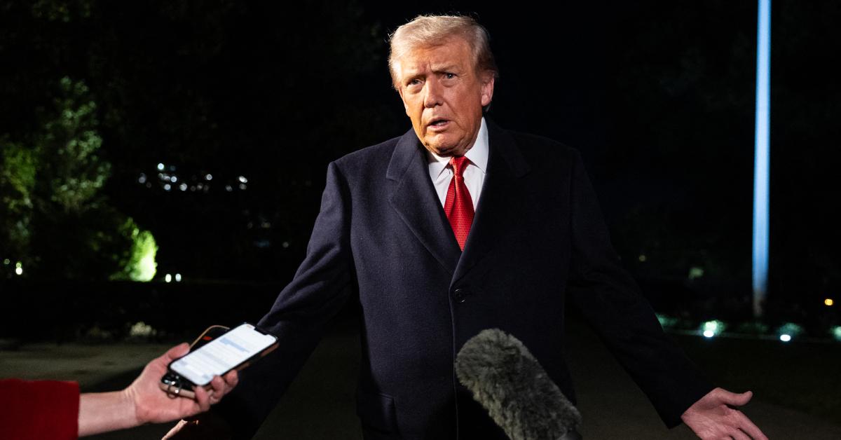 Image of The president snapped at a reporter for asking about U.S. military plans.