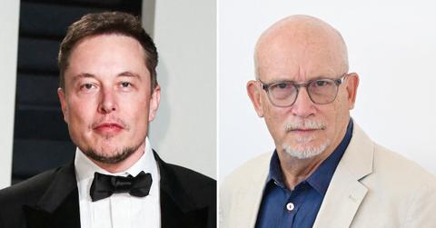Photo of Elon Musk and Alex Gibney.
