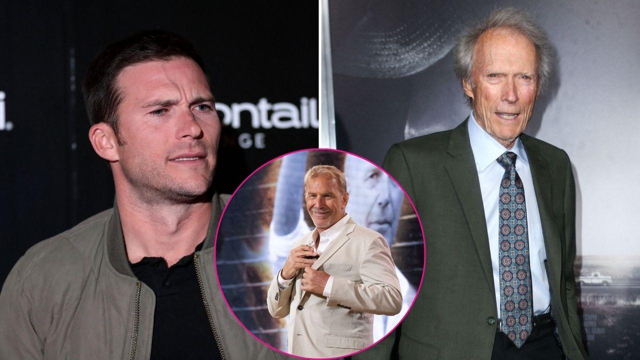 Split Photo of Scott Eastwood, Clint Eastwood and Kevin Costner