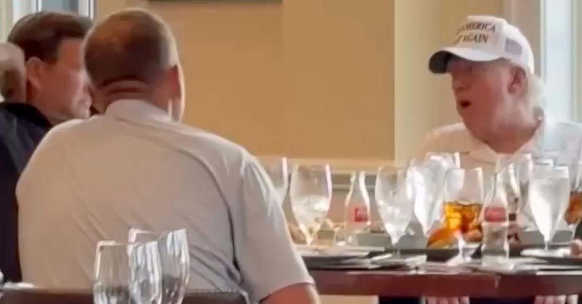 Image of Donald Trump was trolled over his recent golf club visit.