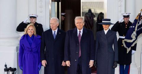 donald melania air kiss