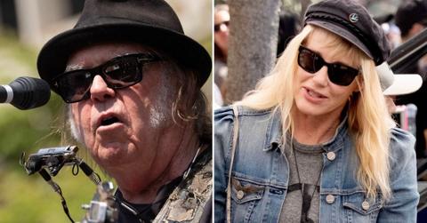 photo of Neil Young and Daryl Hannah