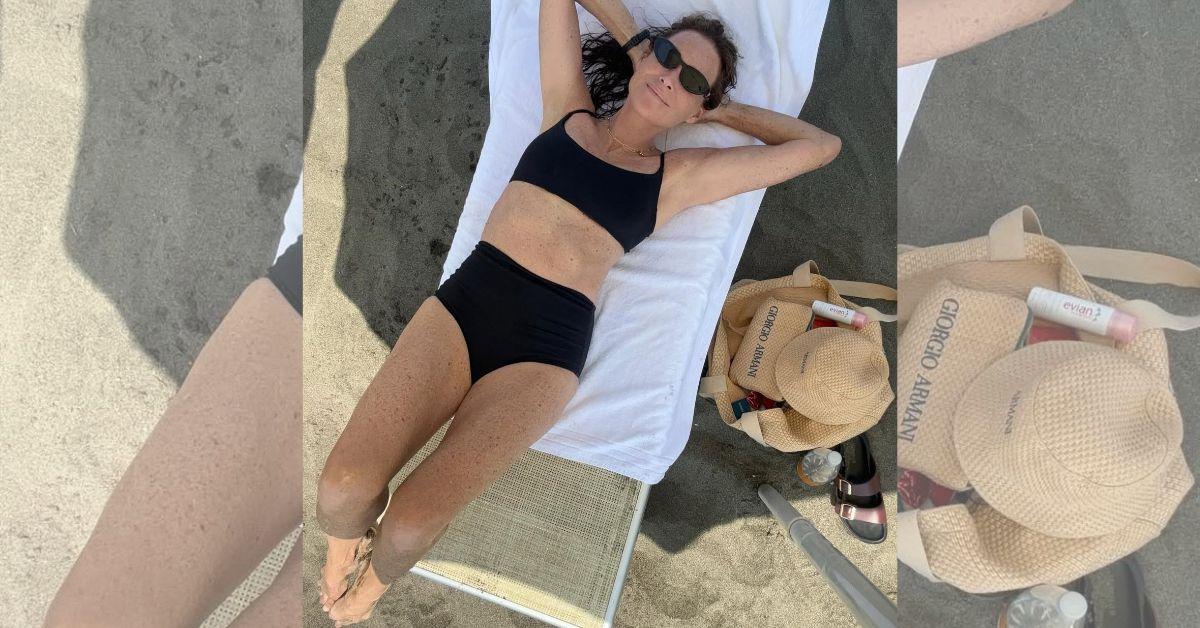 photo of Minnie Driver said a lifeguard grew concerned for her after she swam 1.5 miles