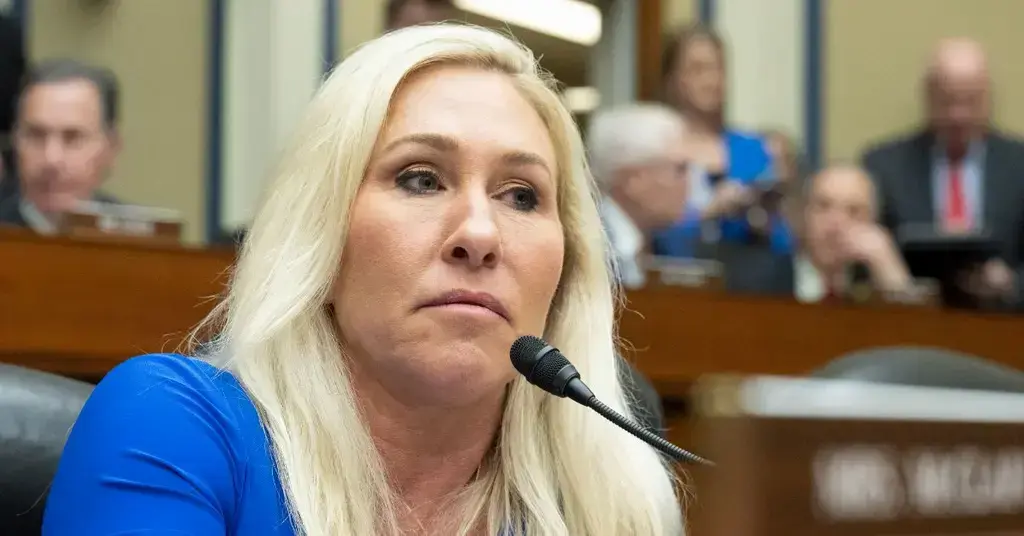 donald trump marjorie taylor greene senate dreams brutal poll