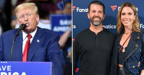 Donald Trump, Donald Trump Jr. and Bettina Anderson