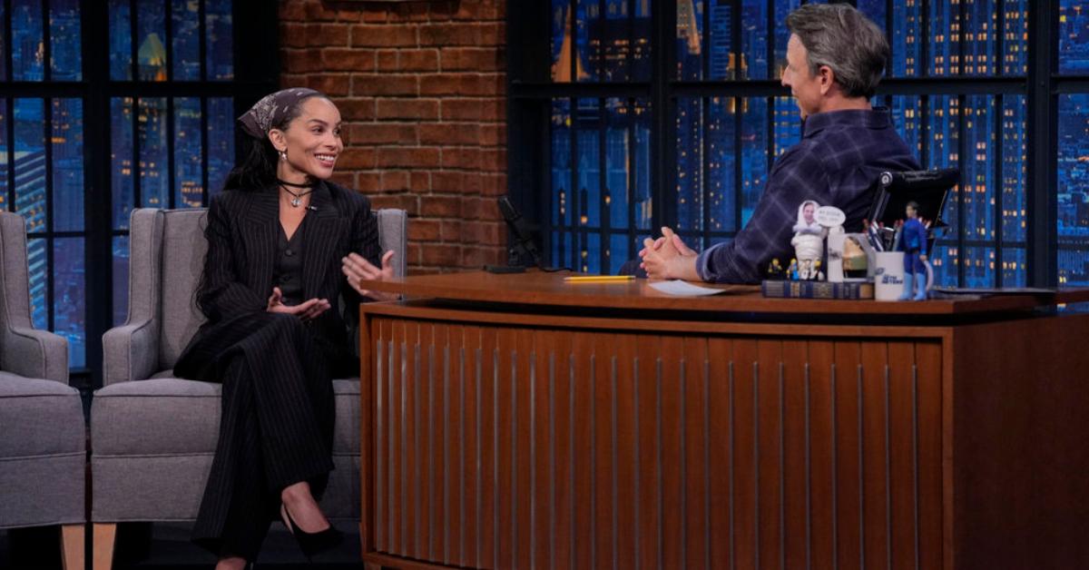 Image of Zoë Kravitz first shared the story in August while appearing on 'Late Night With Seth Meyers.'