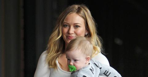 A Happy Hillary Duff Takes Baby Luca To Playgroup in LA