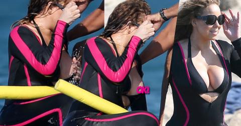Mariah carey nipple slip bikini photos 10