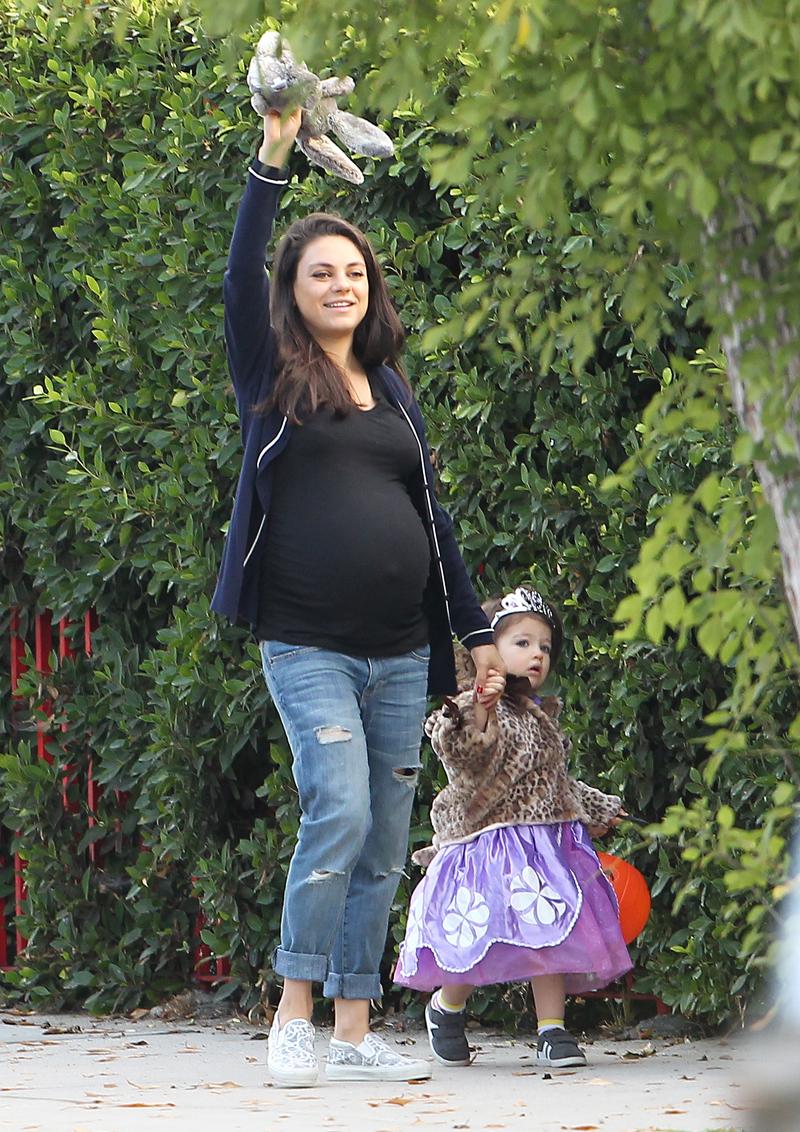 mila kunis due date baby two baby boy