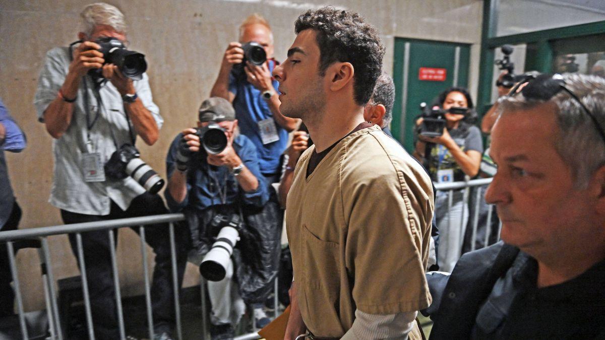 Image of Luigi Mangione pleaded not guilty to all charges.