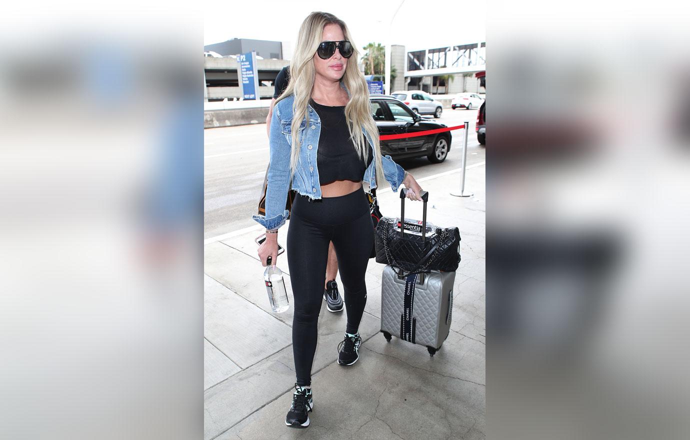 Kim Zolciak-Biermann in denim jacket