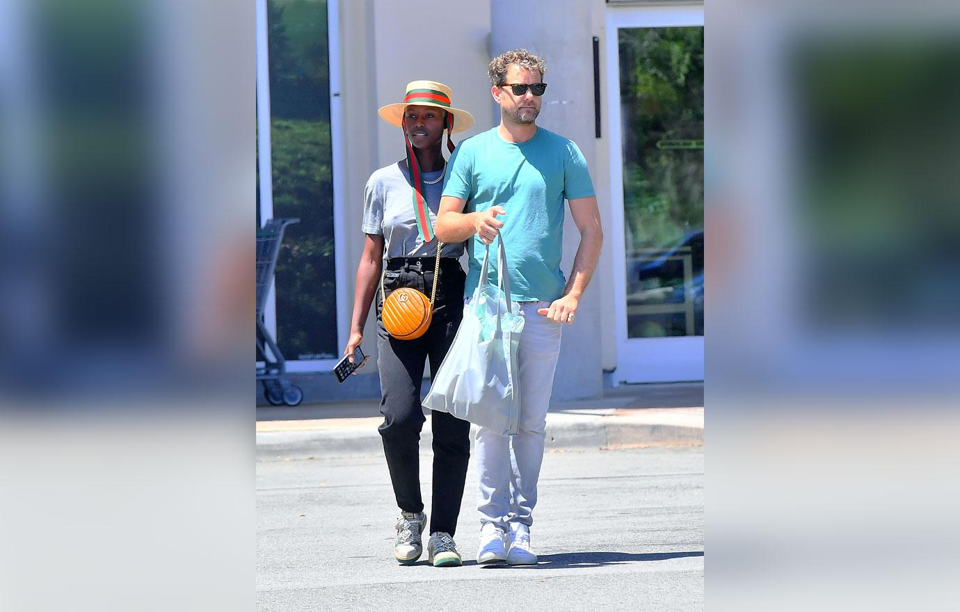 Jodie Turner-Smith And Joshua Jackson Running Errands