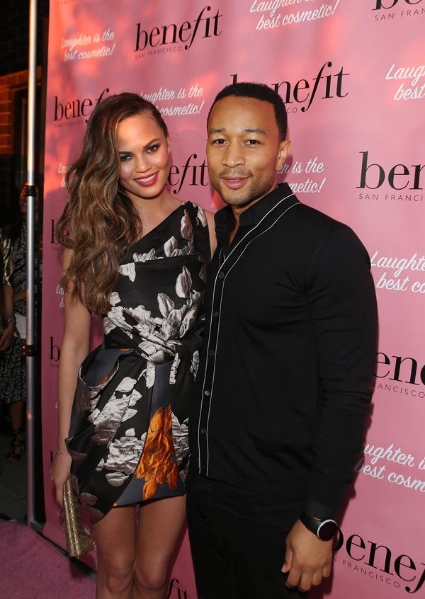 Benefit Cosmetics NYFW Chrissy Teigen John Legend