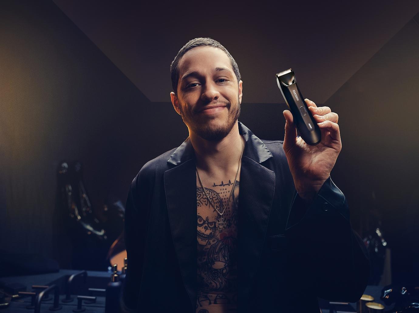 pete davidson new face manscaped brand partner shop