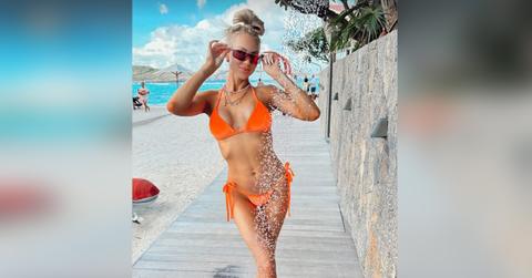 selling sunset christine quinn fit physique vacation pp