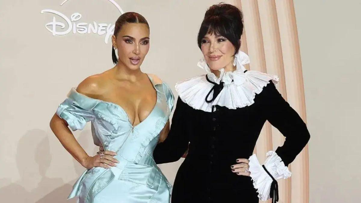 image of Kim kardashian and kris jenner 