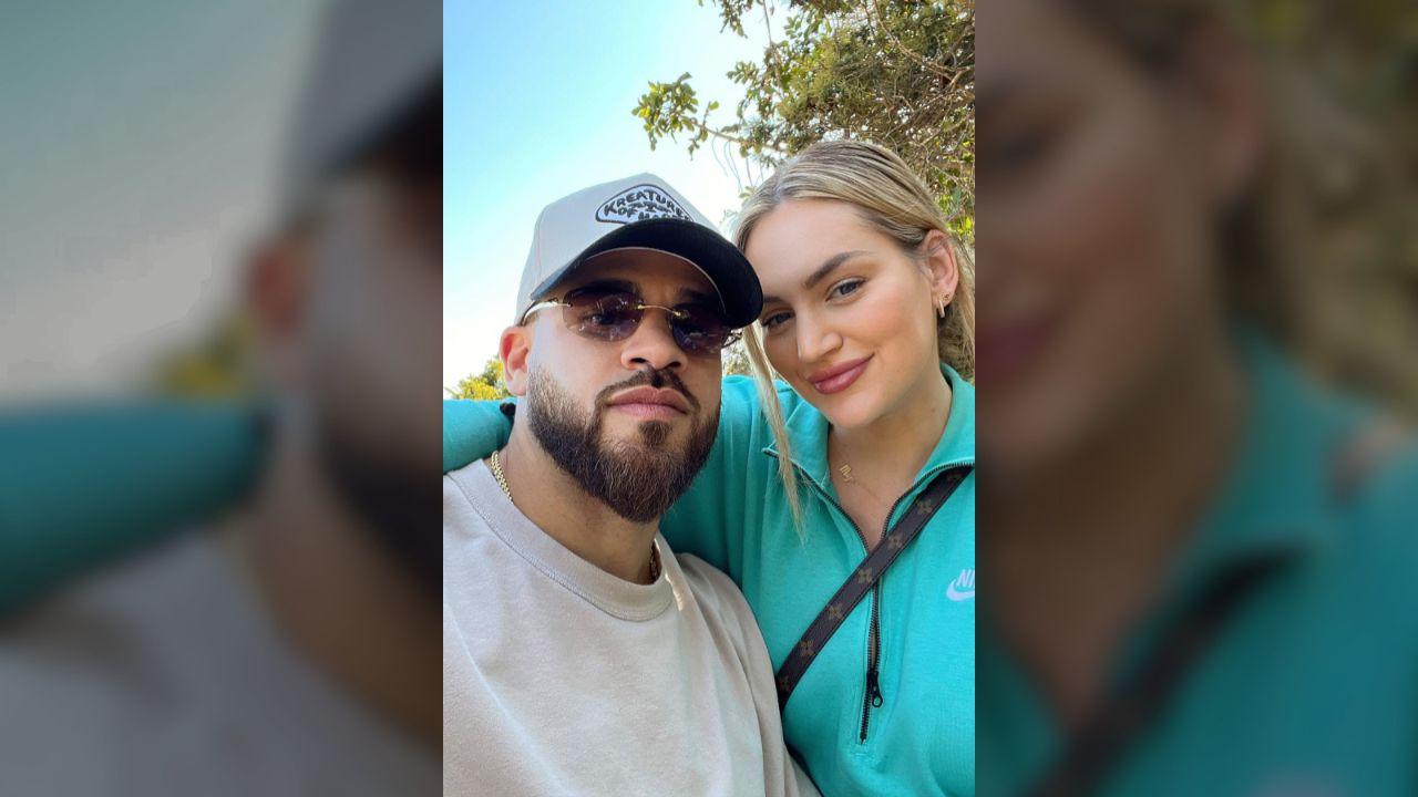 Photo of Taylor Selfridge and Cory Wharton met while filming 'Ex on the Beach' in 2017.