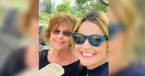 photo of savannah guthrie and mom nancy guthrie