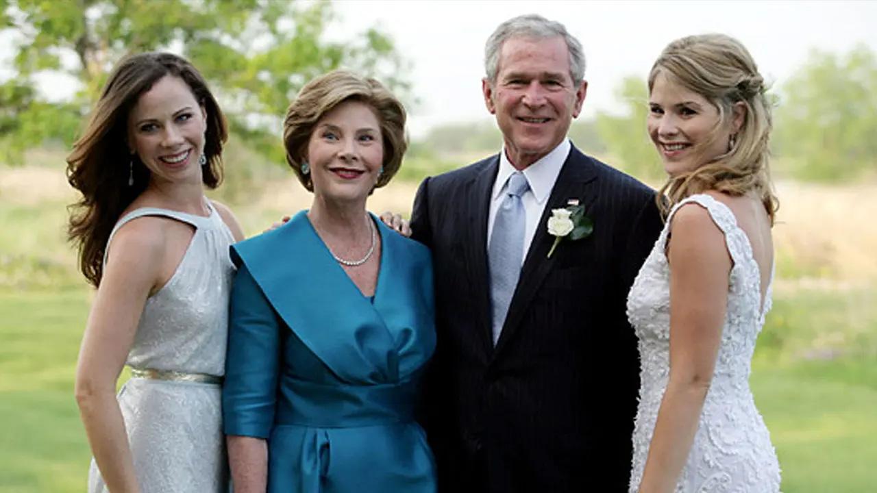 George W. Bush, Jenna Bush Hager, Laura Bush, Barbara Bush
