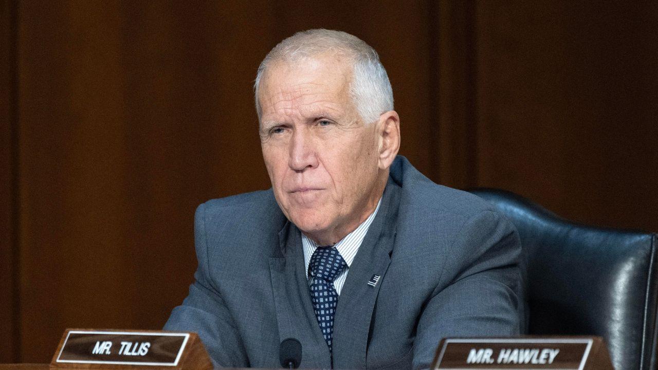 Photo of Tillis could have prevented Hegseth's nomination if he voted against him.