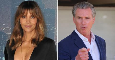 Photo of Halle Berry and Gavin Newsom