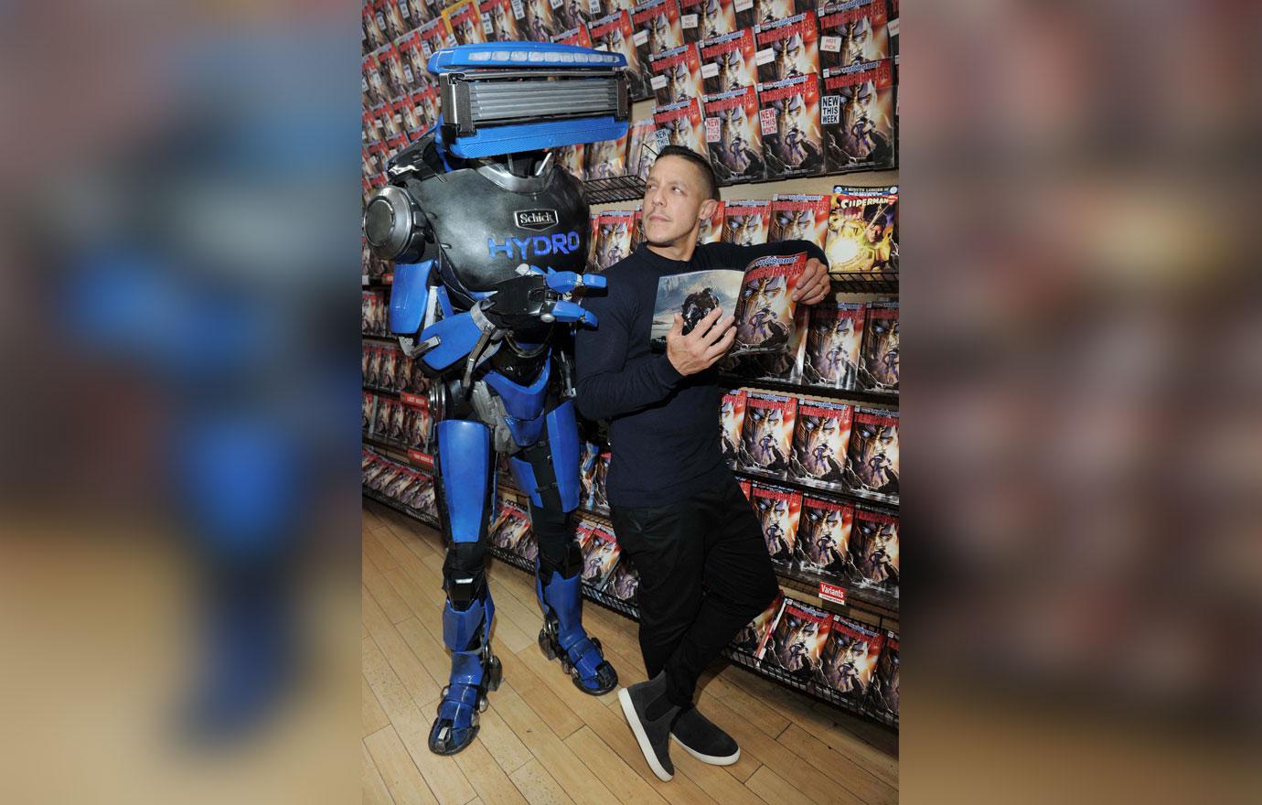 Theo Rossi Celebrates the new Comic Book Schick Hydrobot and the Transformers Launch