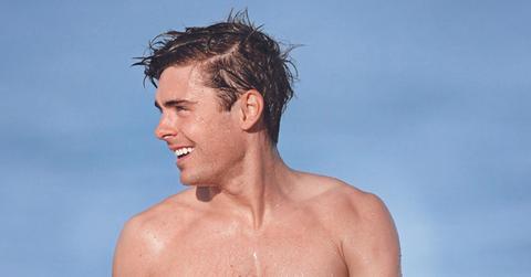 EXCLUSIVE: A Shirtless Zac Efron showed off his six pack abs while trying sneak in an early morning swim with his brother Dylan.