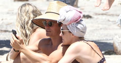 Orlando Bloom Katy Perry Friend Mia Moretti Beach Photos Long