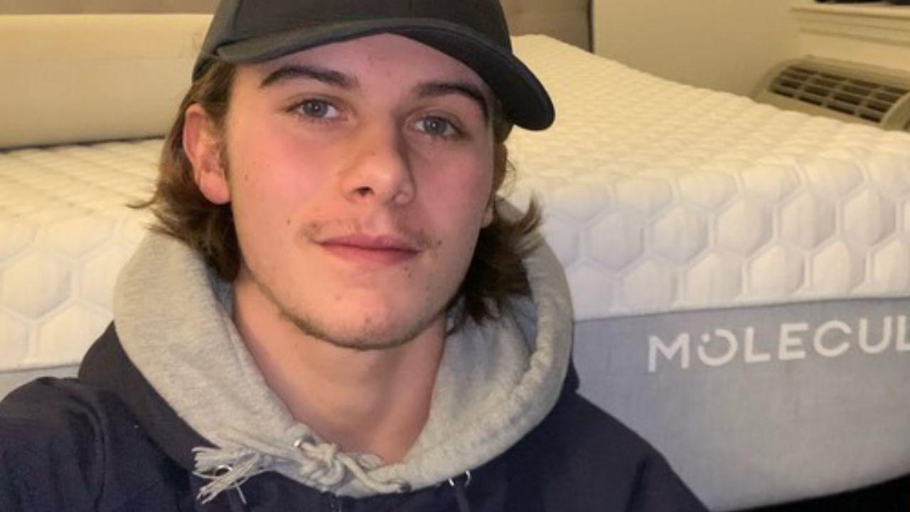Photo of McRae briefly dated Jack Hughes.