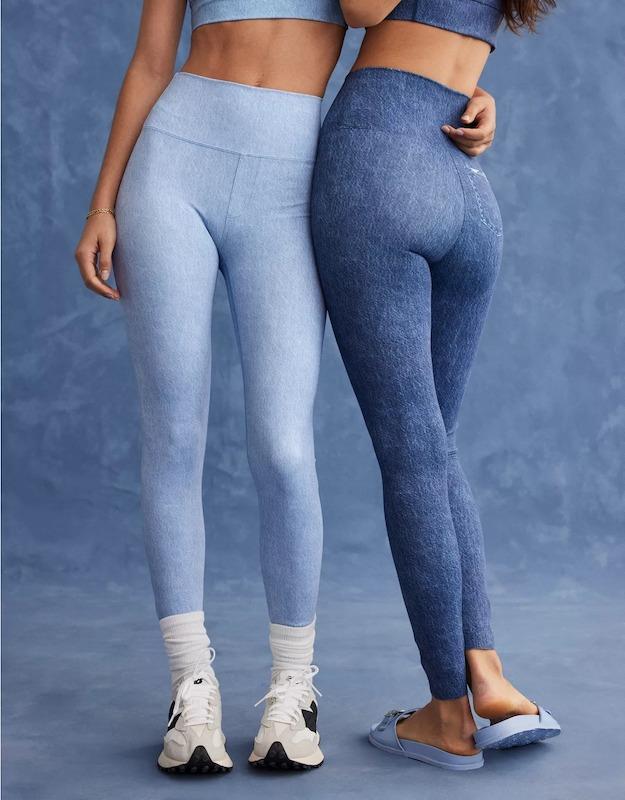 ae x aerie match made in denim goals denim legging aeriecom