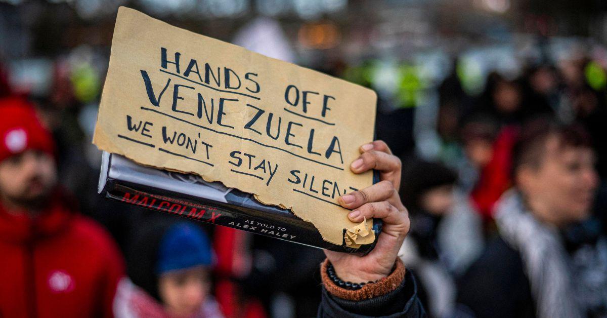 image of Demonstrations protesting the U.S.'s involvement in Venezuela are taking place across the globe.