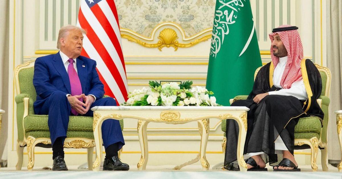 donald trump mocked dozing off briefing crown prince saudi arabia