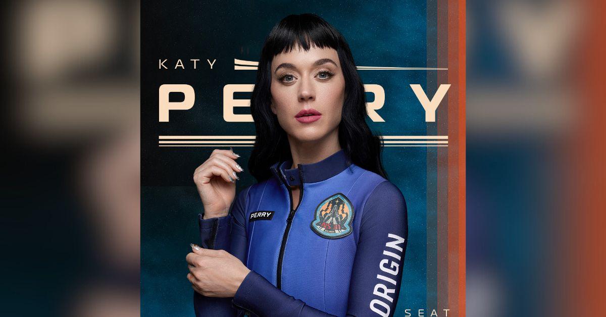 Image of Katy Perry flew to space.