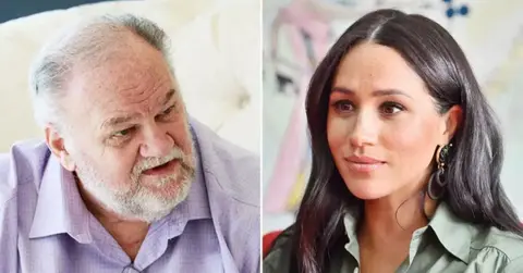 photo of Thomas Markle and Meghan Markle.