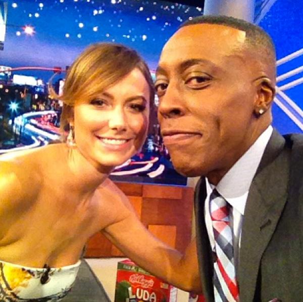 Stacy Keibler Arsenio Hall