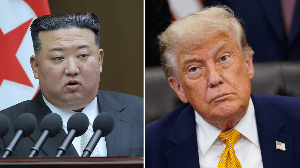Kim Jong Un.; Donald Trump 