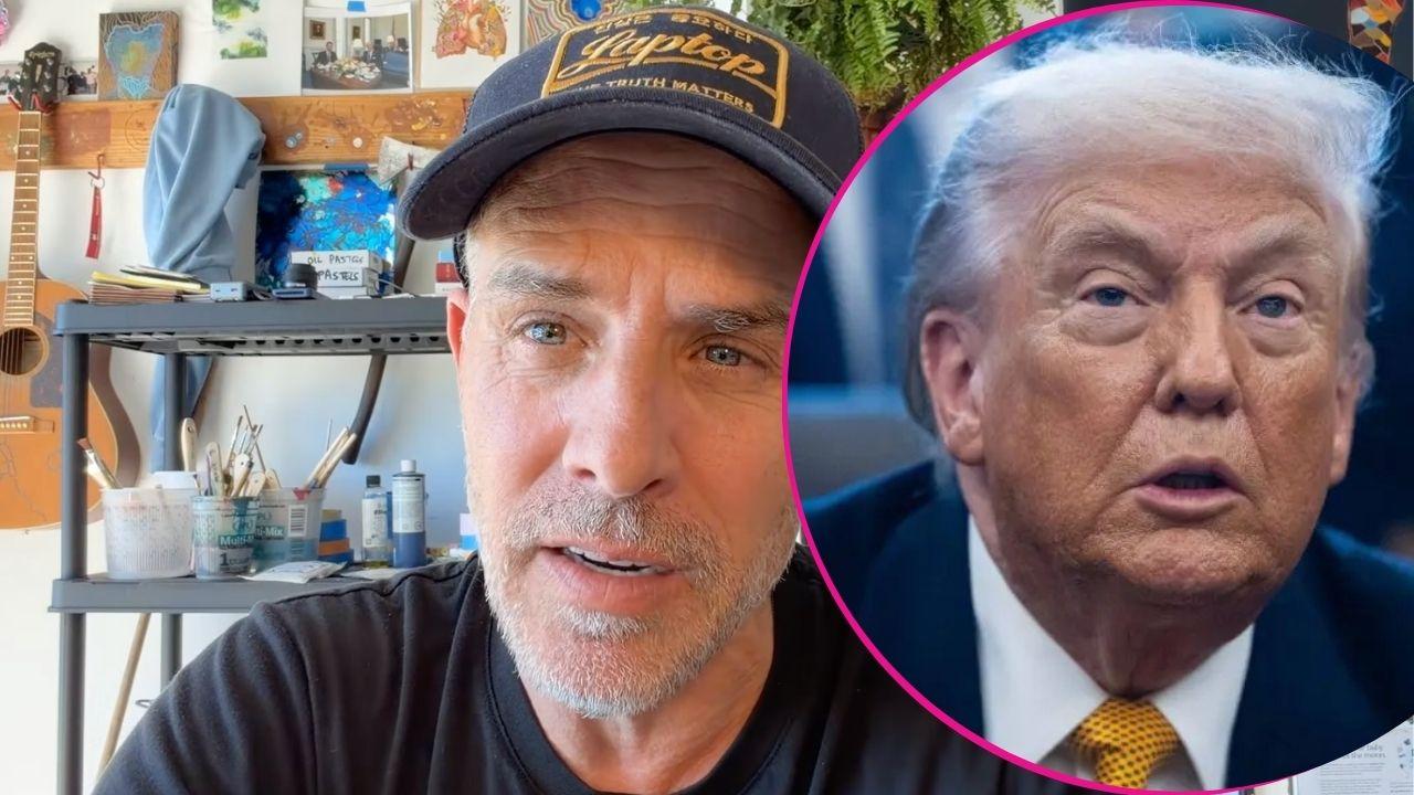 image of trump and hunter biden